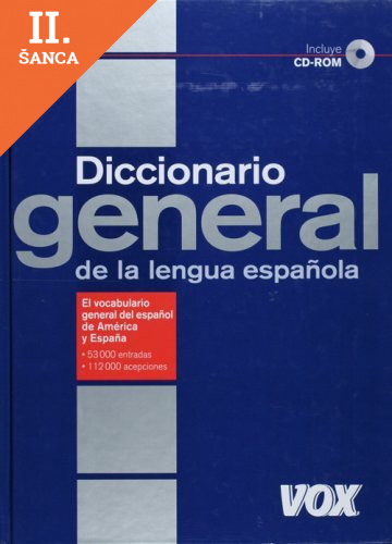Lacná kniha Diccionario General De La Lengua Espanola + CD-ROM