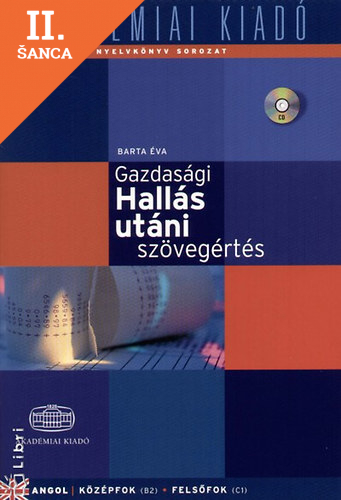 Lacná kniha Gazdasági hallás utáni szövegértés (CD melléklettel)