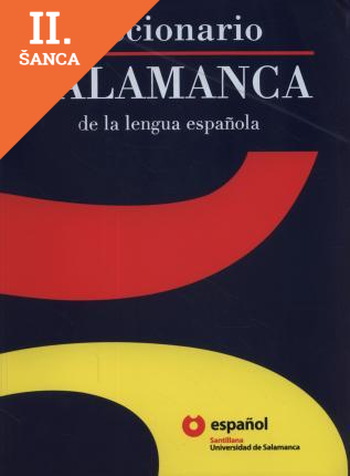 Lacná kniha Diccinario Salamanca