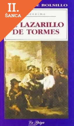 Lacná kniha El Lazarillo de Tormes