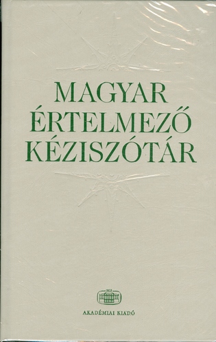 Magyar értelmező kéziszótár