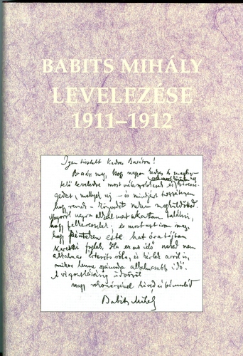 Babits Mihály levelezése 1911-1912