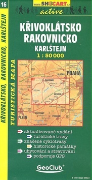 Křivoklátsko Rakovnicko Karlštejn 1:50 000