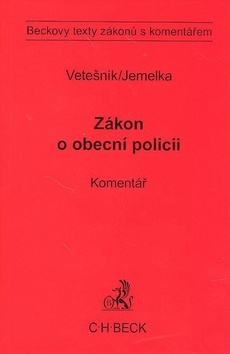 Zákon o obecní policii a předpisy související. Komentář