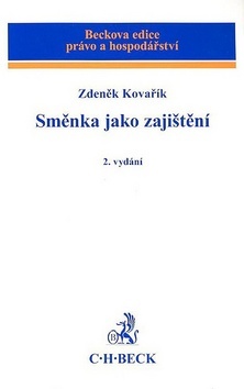 Kniha Směnka jako zajištění 2. vydání - Zdeněk Kovařík