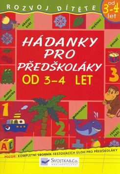 Kniha Hádanky pro předškoláky od 3-4 let