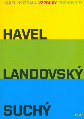 Kniha Vzpoury - Havel, Landovský, Suchý - Karel Hvížďala,Miloš Voráč