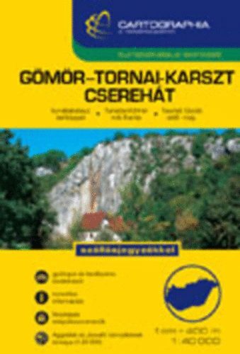Gömör-Tornai-Karszt, Cserehát 1 : 40 000 - Turistatérkép