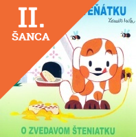 Lacná kniha O zvědavém šťeňátku - omalovánky