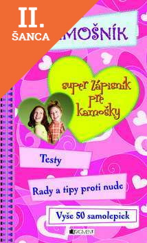 Lacná kniha Kamošník - super zápisník pre kamošky