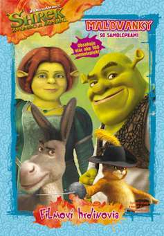 Shrek 4 Maľovanky so samolepkami