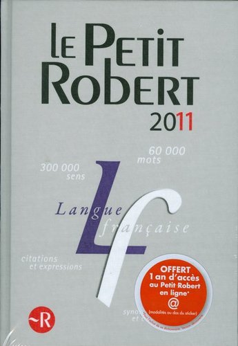 Le petit robert 2011