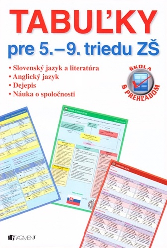 Tabuľky pre 5. – 9. triedu ZŠ - humanitné predmety