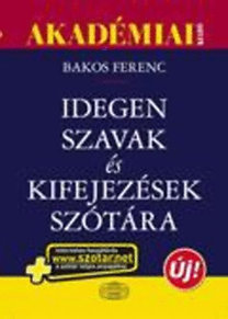Idegen szavak és kifejezések szótára + NET