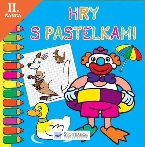 Lacná kniha Hry s pastelkami
