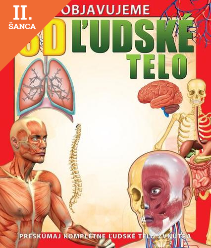 Lacná kniha Objavujeme 3D ľudské telo a kostru