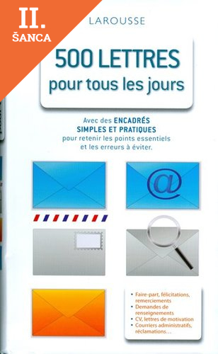 Lacná kniha 500 Lettres pour tous les jours