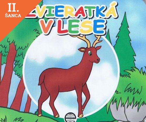 Lacná kniha Zvieratká v lese