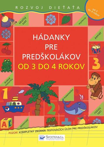Kniha Hádanky pre predškolákov od 3 do 4 rokov