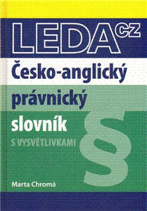 Kniha Česko-anglický práv.slovník-LEDA