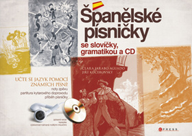 Kniha Španělské písničky se slovíčky, gramatikou a CD - Kolektív autorov