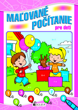 Maľované počítanie pre deti - ružové