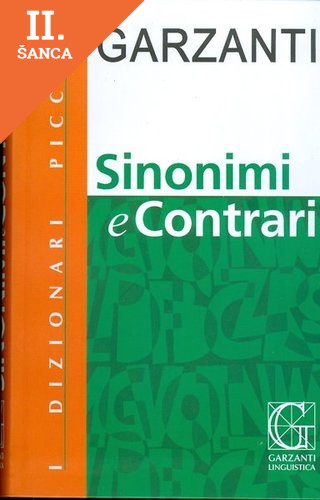 Lacná kniha Sinonimi e Contrari