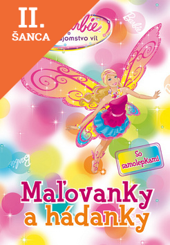 Lacná kniha Barbie Tajomstvo víl Maľovanky a hádanky