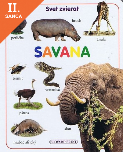 Lacná kniha Savana - leporelo