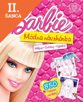 Lacná kniha Barbie Módna navrhárka