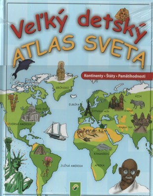 Veľký detský atlas sveta - modrý