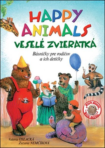 Happy Animals Veselé zvieratká - Valéria Oslacká,Zuzana Nemčíková