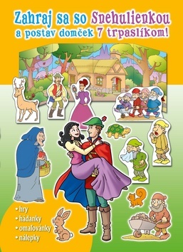 Kniha Zahraj sa so Snehulienkou a postav domček 7 trpaslíkom!