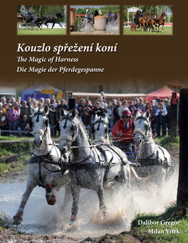 Kniha Kouzlo spřežení koní / The Magic od Harness / Die Magie der Pferdegespanne (ČJ, AJ, NJ)