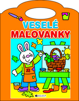 Veselé maľovanky - oranžové