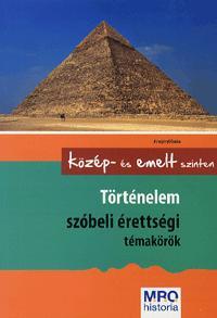 Kniha Történelem szóbeli érettségi témakörök - Csaba Adorjányi