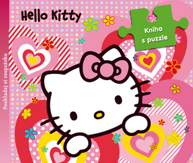 Hello Kitty Kniha s puzzle