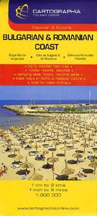 Bulgarian & Romanian Coast 1 : 200 000 - Turistatérkép