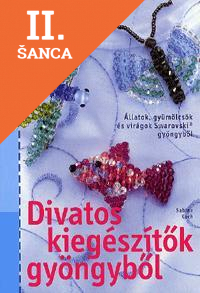 Lacná kniha Divatos kiegészítők gyöngyből
