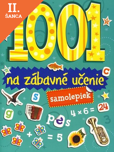 Lacná kniha 1001 samolepiek na zábavné učenie