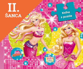 Lacná kniha Barbie Kniha s puzzle