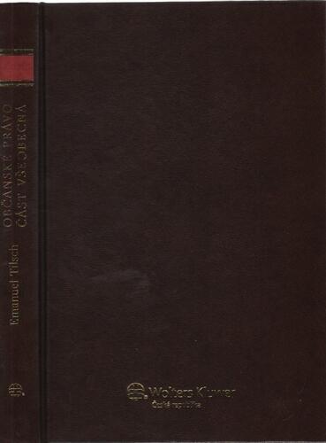 Kniha Občanské právo, Část všeobecná