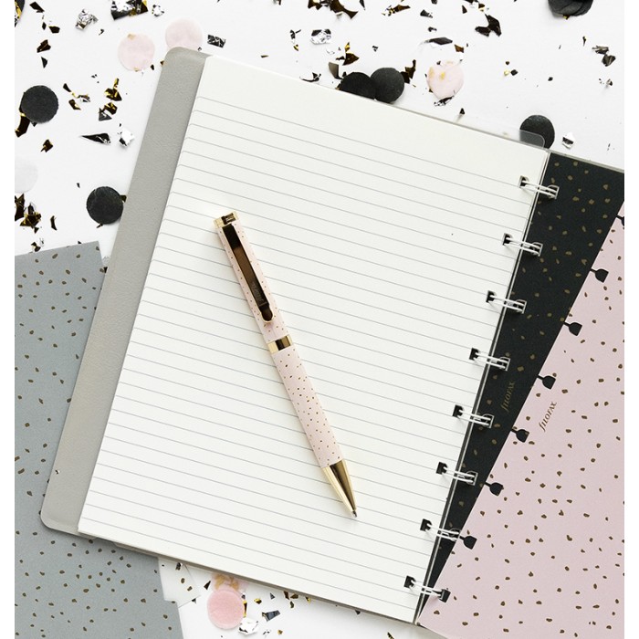 Filofax Guľôčkové pero Confetti Rose Quartz
