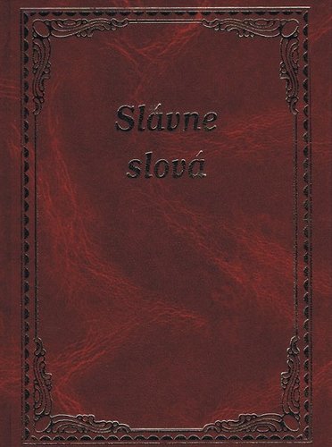 Kniha Slávne slová