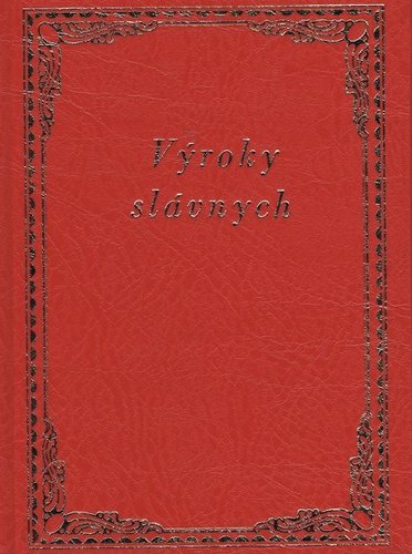 Kniha Výroky slávnych