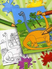 Kifestőkönyv - Dinoszauruszok