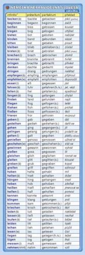 Kniha Záložka - Německá nepravidelná slovesa