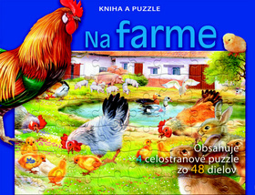 Kniha Na farme - Kniha a puzzle