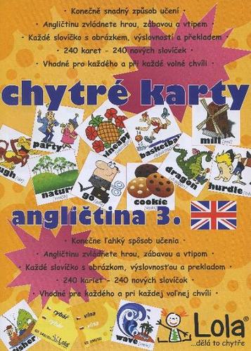 Kniha Chytré karty: Angličtina slovíčka 3