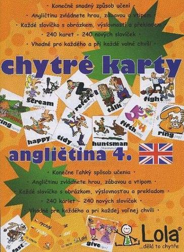 Kniha Chytré karty: Angličtina slovíčka 4